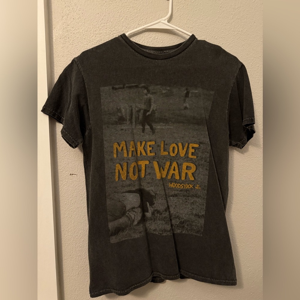 Woodstock Graphic Tee - Black and Gold